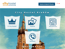 Tablet Screenshot of cityhostel.pl