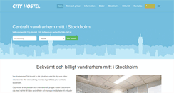 Desktop Screenshot of cityhostel.se