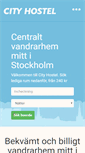 Mobile Screenshot of cityhostel.se